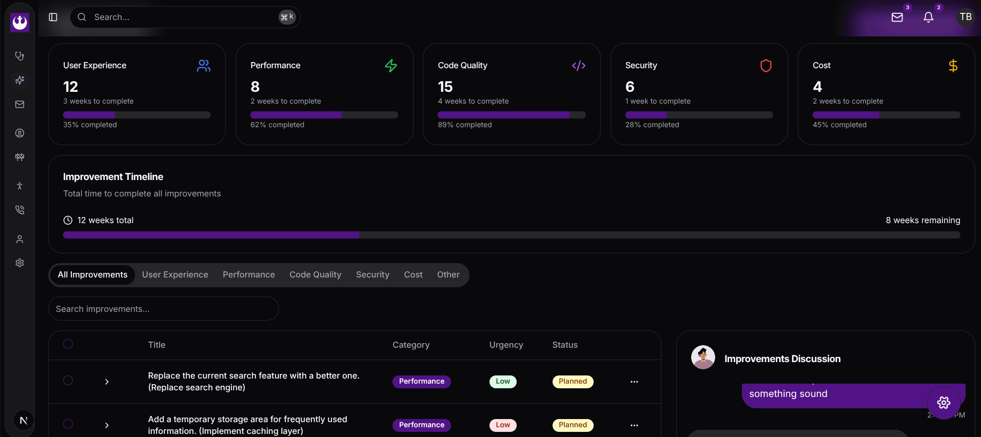 shadcn landing page
